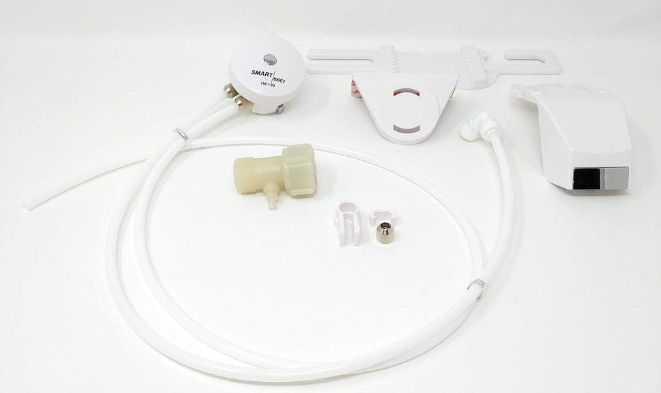 Basic Bidet - Non-Electric, Cold Water, Mechanical Toilet Seat Attachment