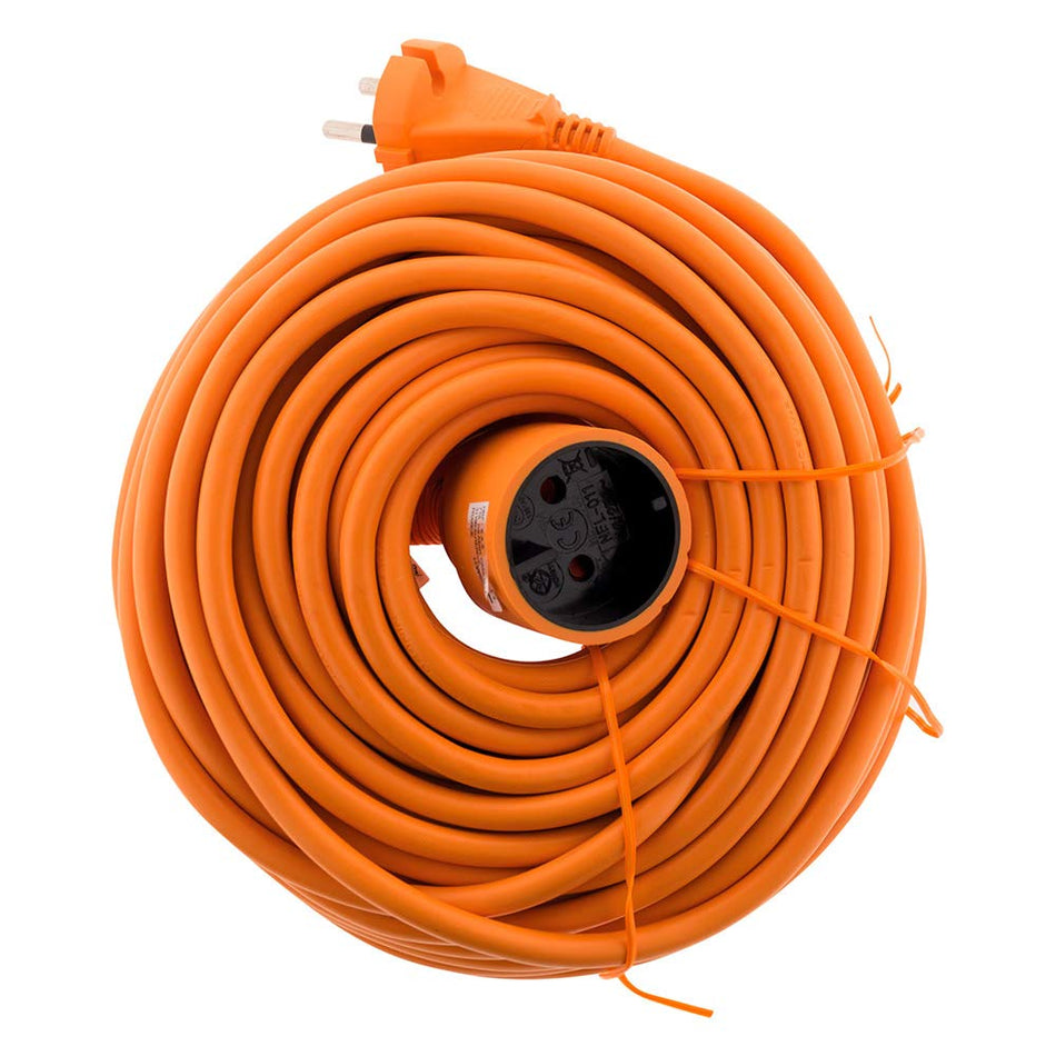 RiteAV - Förlängningssladd, Orange, 40 m