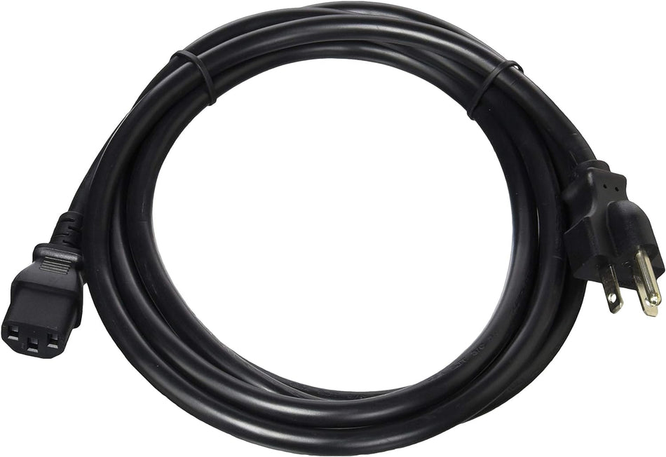 RiteAV - Heavy Duty Extension Cord - 8 Feet - Black | NEMA 6-20P to IEC 60320 C13, 14AWG, for High-Performance Computers and Network Devices