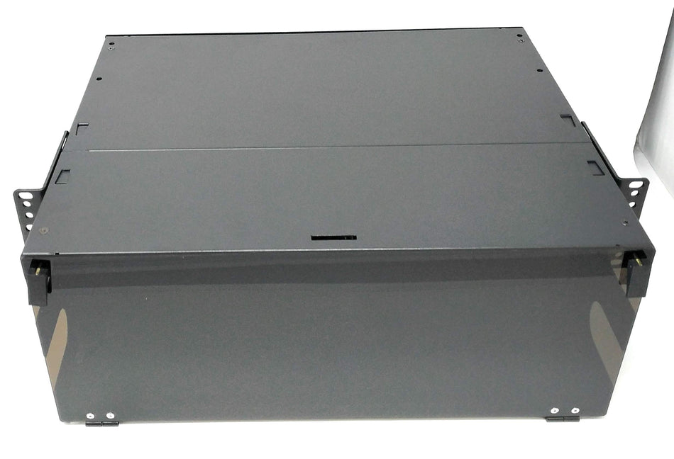Ultra Spec Cables 4U 96 Port 19" Rack Mount Fiber Enclosure Singlemode SC-UPC Kit (Includes 16 x 3 Meter 12 Strand SC-UPC Pigtails and 96 x SC-UPC Adapters) for Splice
