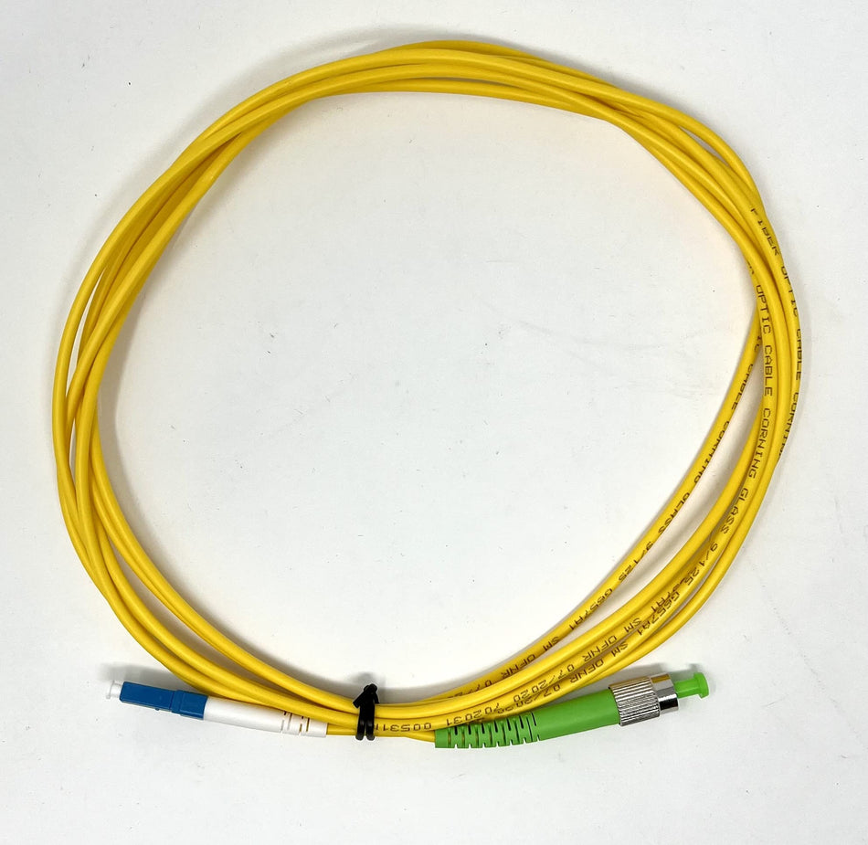 1M Singlemode SIMPLEX Fiber Optic Cable (9/125) - FC/APC to LC/UPC