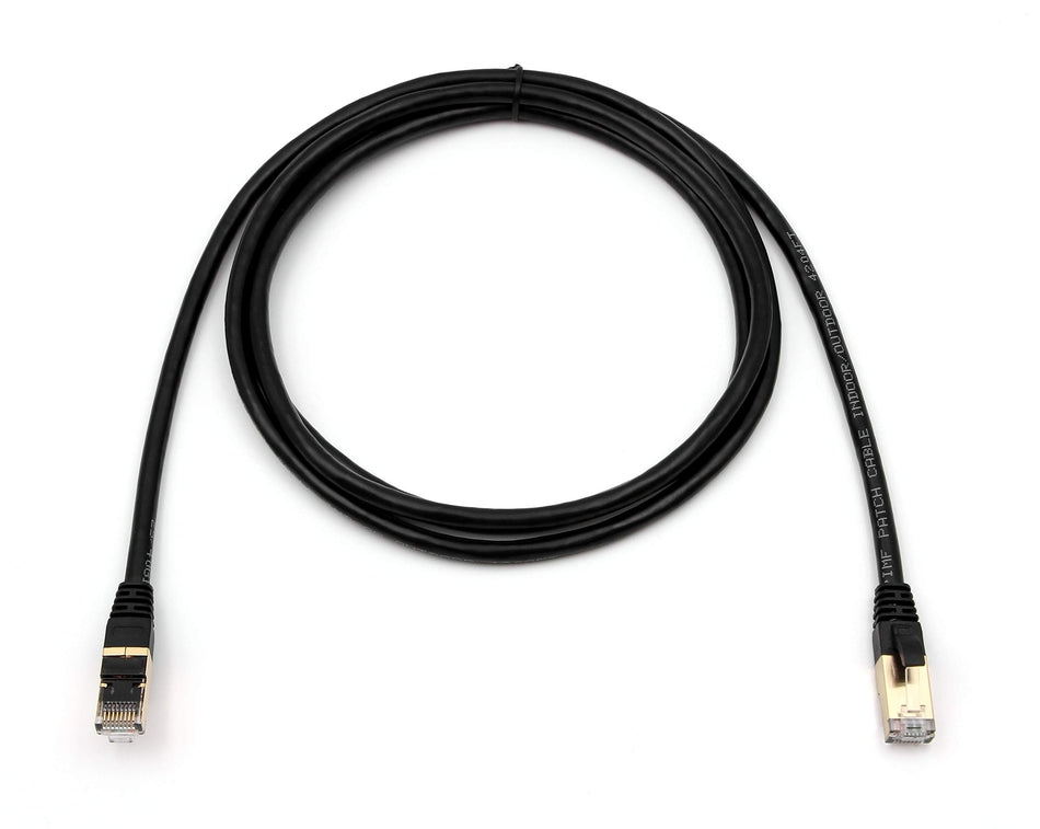 RiteAV - Cat7/Cat8 Outdoor Waterproof Ethernet Direct Burial Cable (600MHz) Shielded (Pure Copper) PE Rugged Jacket - 65FT