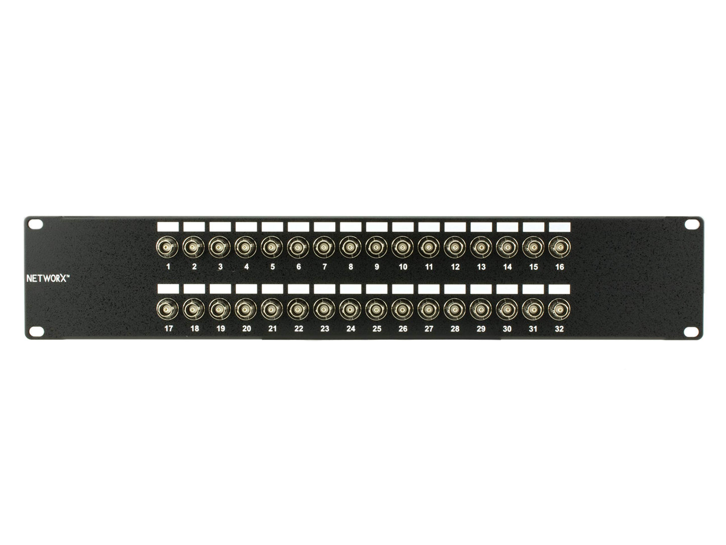 19" 1 & 2 Ru Coaxial Patch Panels  (BNC / F Connector Female to Female)