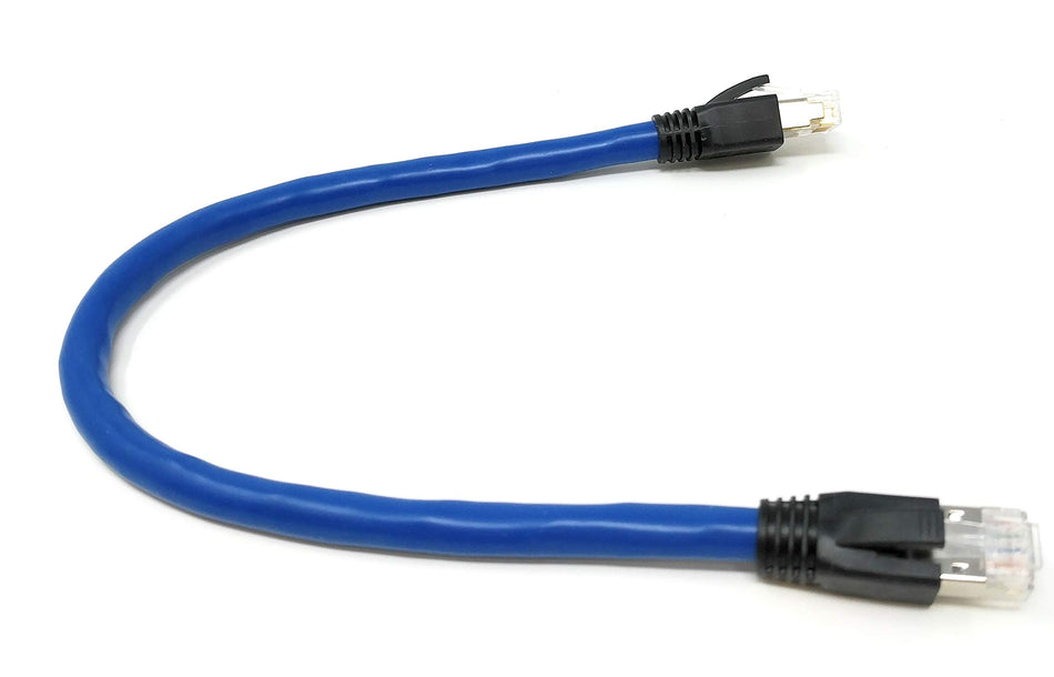 RiteAV - Cat8 Network Ethernet Cable - Blue - 0.5ft