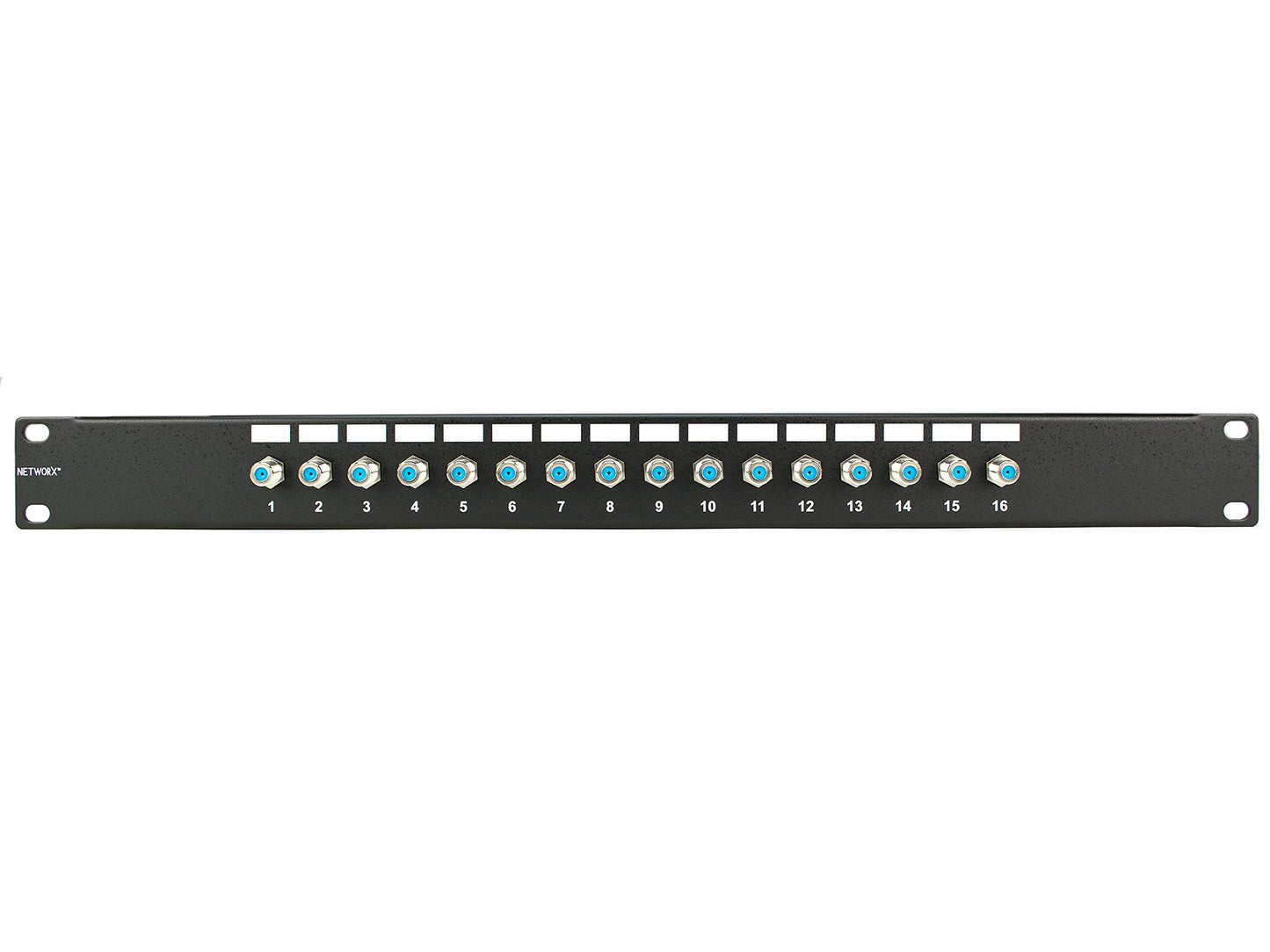 19" 1 & 2 Ru Coaxial Patch Panels  (BNC / F Connector Female to Female)