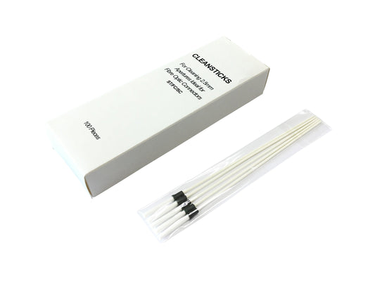 Ultra Spec Fiber Cleaning Swab, 2.5mm for SC, ST and FC connectors and adapters (100 Pack)