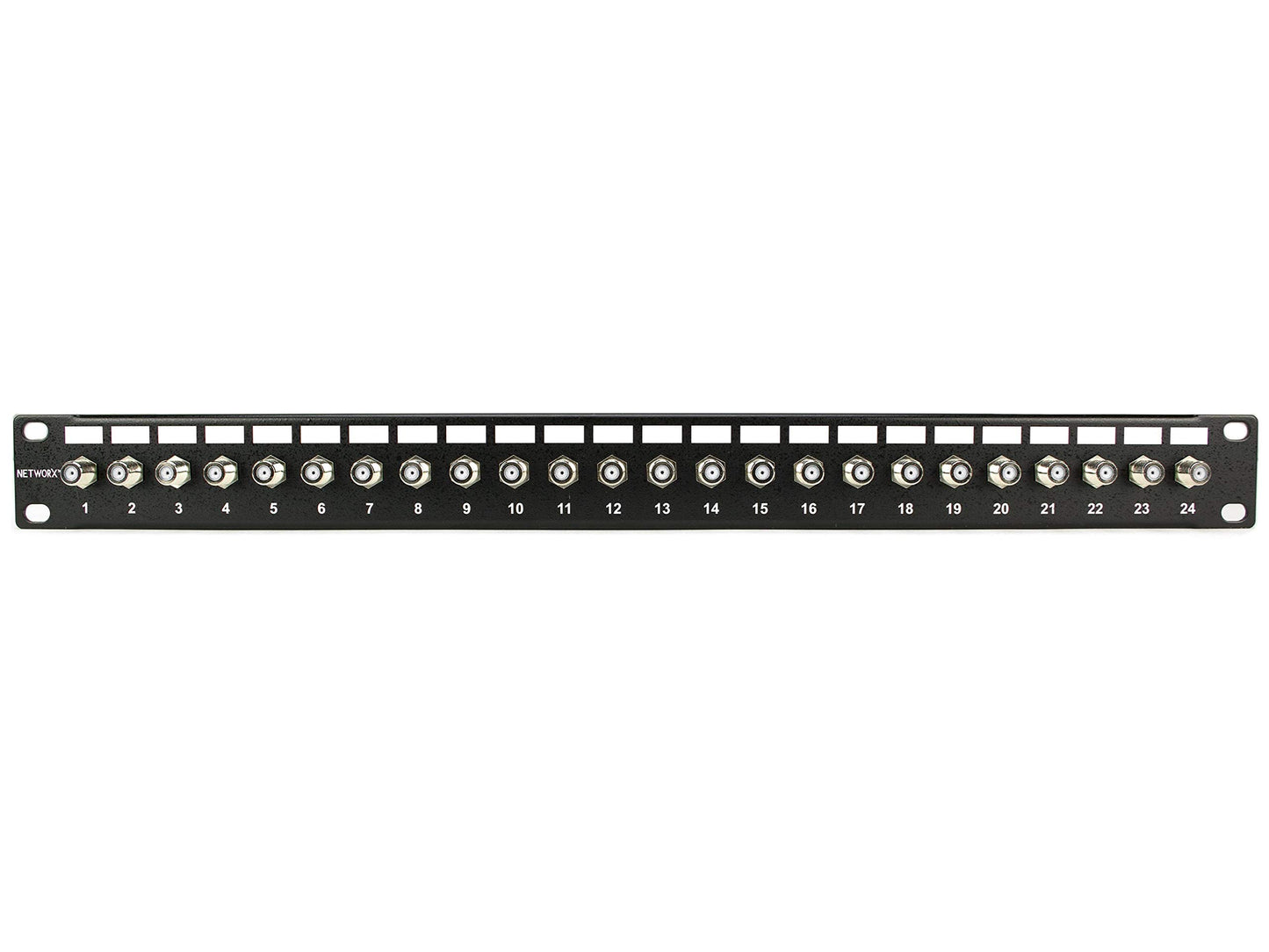 19" 1 & 2 Ru Coaxial Patch Panels  (BNC / F Connector Female to Female)