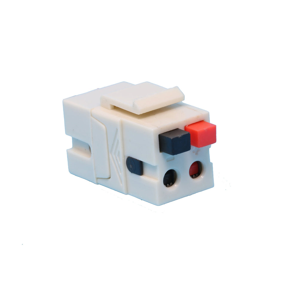 RiteAV Speaker Spring Clip Insert Light Almond Female/Female