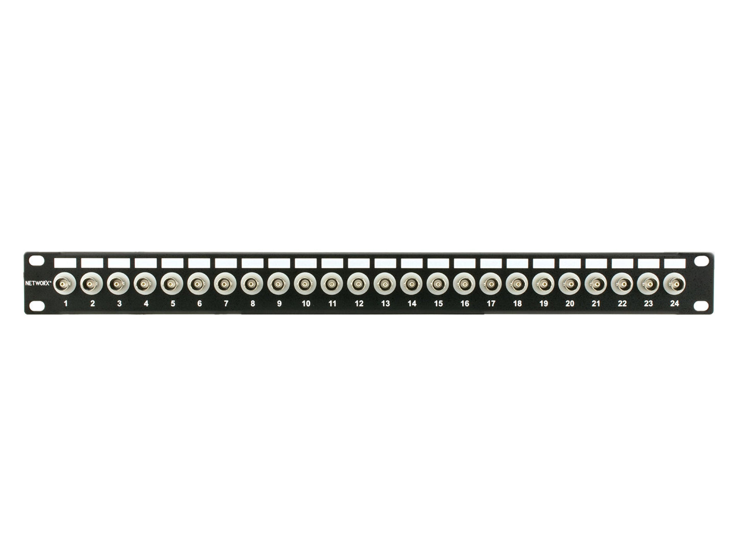 19" 1 & 2 Ru Coaxial Patch Panels  (BNC / F Connector Female to Female)