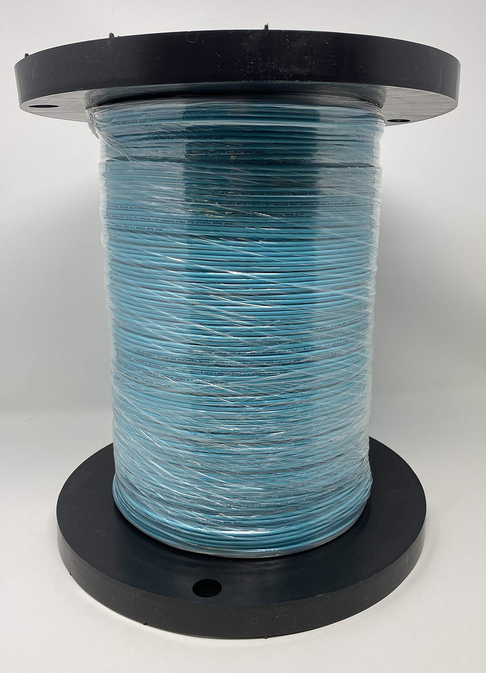 1000 FT (1000FT) Bulk Fiber Optic Cable Zip Cord (2 Strands) Multimode OM4 50/125 Duplex (ON Spool) 3.0mm OFNP Plenum