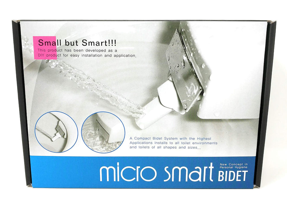 RiteAV - Micro Smart Bidet - Non-Electric, Cold Water, Mechanical Toilet Seat Attachment