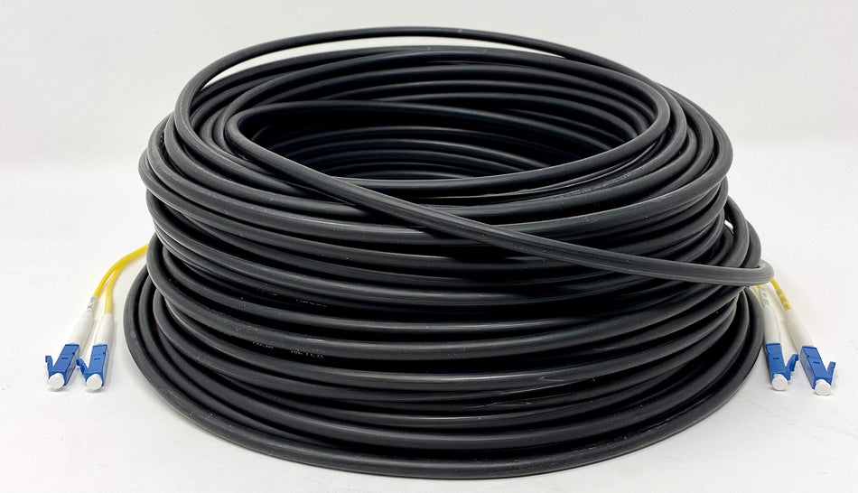 RiteAV - Direct Burial/Outdoor LC-LC 2-Strand Fiber Optic Cable - Singlemode (9/125) - 30M (98ft)
