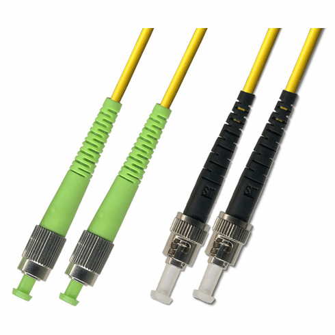 9M FC APC to ST UPC Duplex Singlemode Fiber Optic Cable 9/125