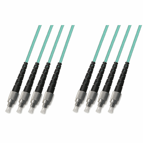 9M FC-FC Multimode Fiber Optic Cable 50/125 10 Gigabit 4 Strand (10GB)