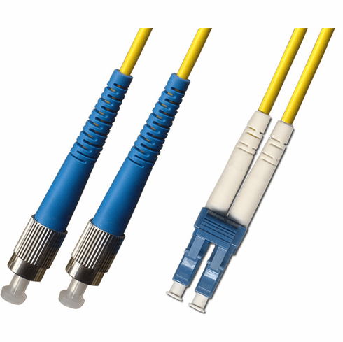 9M FC-LC Duplex Singlemode Fiber Optic Cable 9/125 Indoor/Outdoor