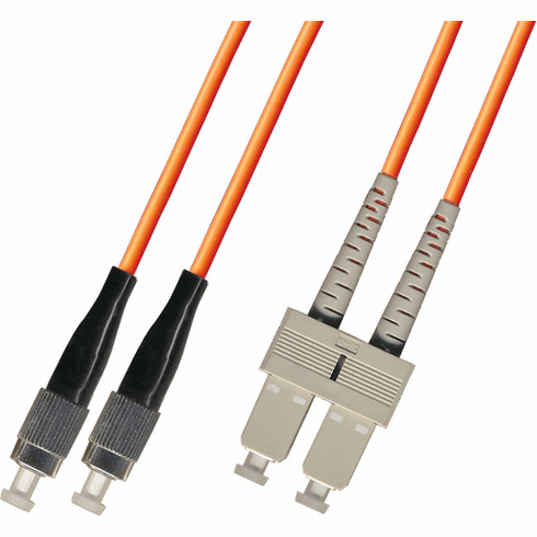9M FC-SC Duplex Multimode Fiber Optic Cable 50/125 Riser