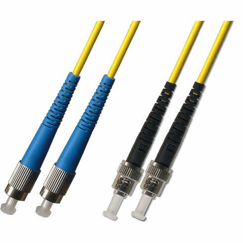 9M FC-ST Duplex Singlemode Fiber Optic Cable 9/125