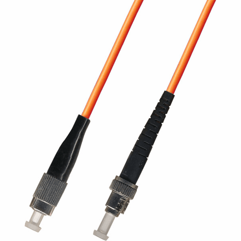 9M FC-ST Simplex Multimode Fiber Optic Cable 62.5/125 Plenum