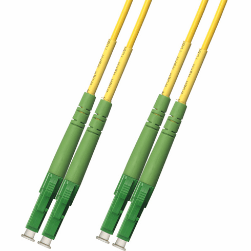 9M LC APC to LC APC Duplex Singlemode Fiber Optic Cable 9/125