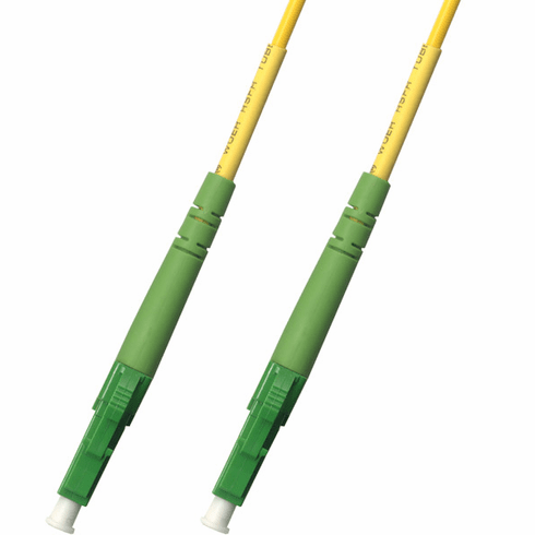 9M LC APC to LC APC Simplex Singlemode Fiber Optic Cable 9/125
