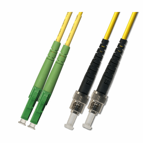 9M LC APC to ST UPC Duplex Singlemode Fiber Optic Cable 9/125