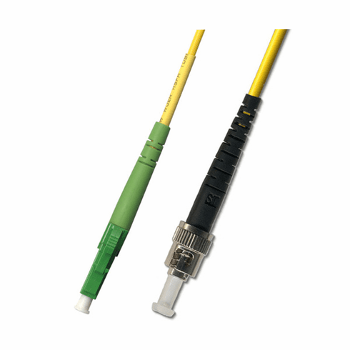 9M LC APC to ST UPC Simplex Singlemode Fiber Optic Cable 9/125