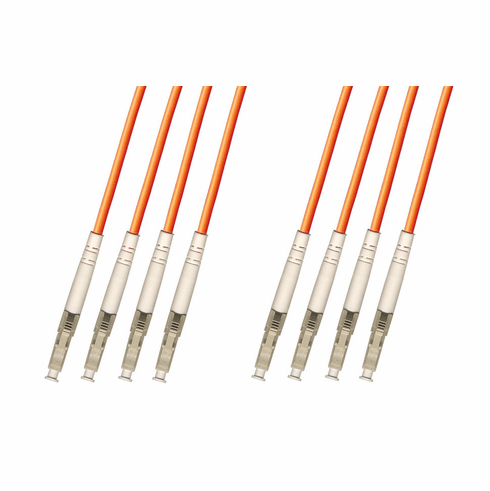 9M LC-LC Multimode Fiber Optic Cable 50/125 4-Strand