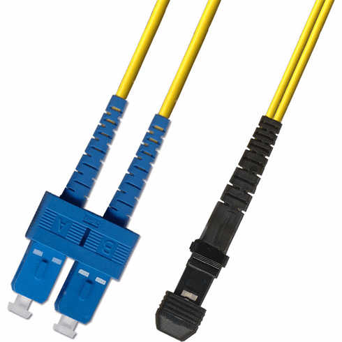 9M SC-MTRJ Duplex Singlemode Fiber Optic Cable 9/125 Plenum