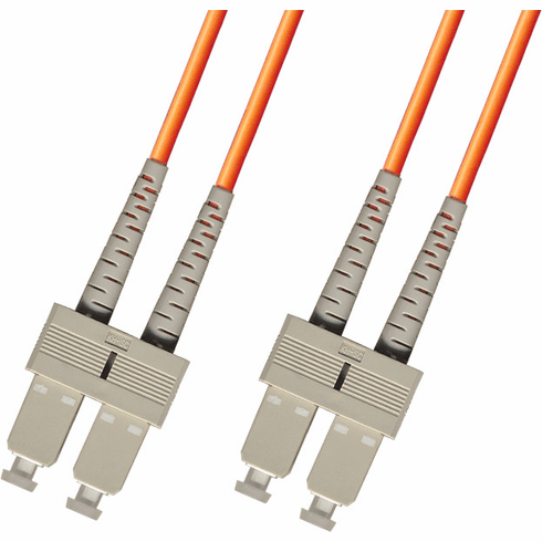 9M SC-SC Duplex Multimode Fiber Optic Cable 50/125 Riser