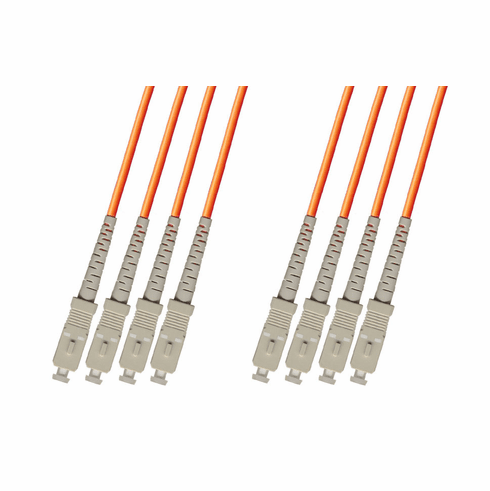 9M SC-SC Multimode Fiber Optic Cable 62.5/125 4-Strand