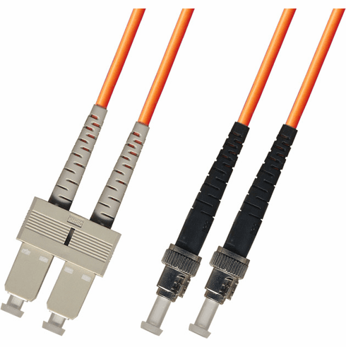 9M SC-ST Duplex Multimode Fiber Optic Cable 62.5/125 LSZH