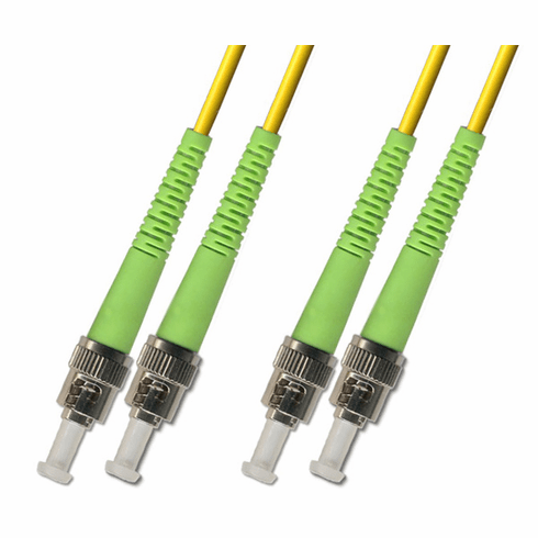 9M ST APC to ST APC Duplex Singlemode Fiber Optic Cable 9/125