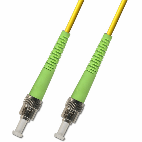 9M ST APC to ST APC Simplex Singlemode Fiber Optic Cable 9/125
