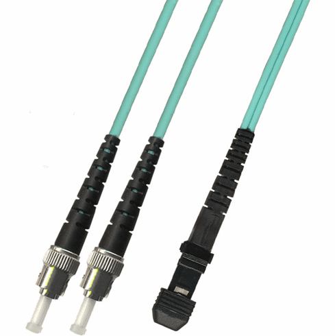 9M ST-MTRJ Duplex Multimode Fiber Optic Cable 50/125 10 Gigabit Armored (10GB)