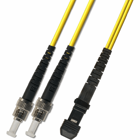 9M ST-MTRJ Duplex Singlemode Fiber Optic Cable 9/125 Plenum