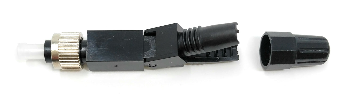 Field Installable FC-UPC Singlemode 9/125 Connector for 0.9mm, 2.0mm, 3.0mm Cable (10 Pack)