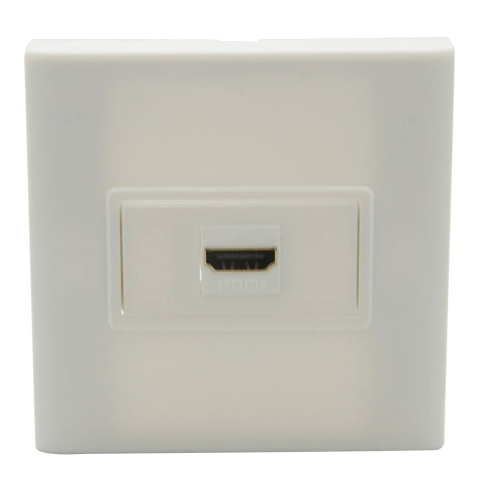 EU 86 Style 1 Port HDMI V2.0 Hona till Hona Wall Plate (Vägguttag)