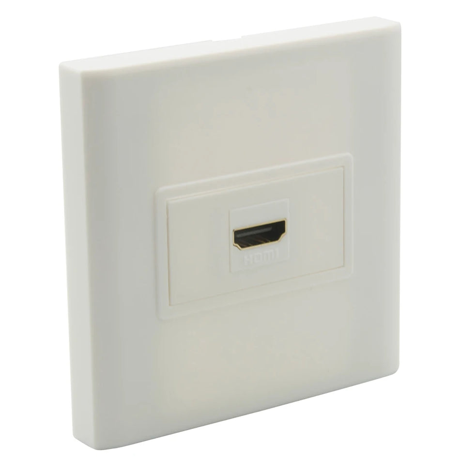 EU 86 Style 1 Port HDMI V2.0 Hona till Hona Wall Plate (Vägguttag)