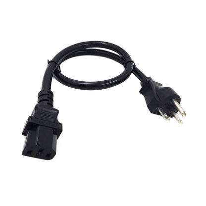 US NEMA 6-15P To IEC320 C13 AC Power Cord, 15A/250V UL Certificated Kettle Computer 3x2.08mm Extension Cable