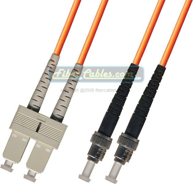 OM2 - Multimode (50/125) - Duplex - Fiber Optic Cable - SC to ST