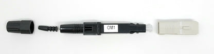 Field Installable SC-UPC Multimode OM1 62.5/125 Connector for 0.9mm, 2.0mm, 3.0mm Cable (10 Pack)