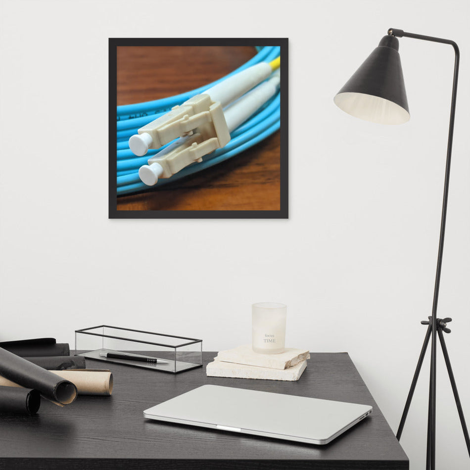 10 Gigabit OM3 Fiber Optic Cable Office Decor