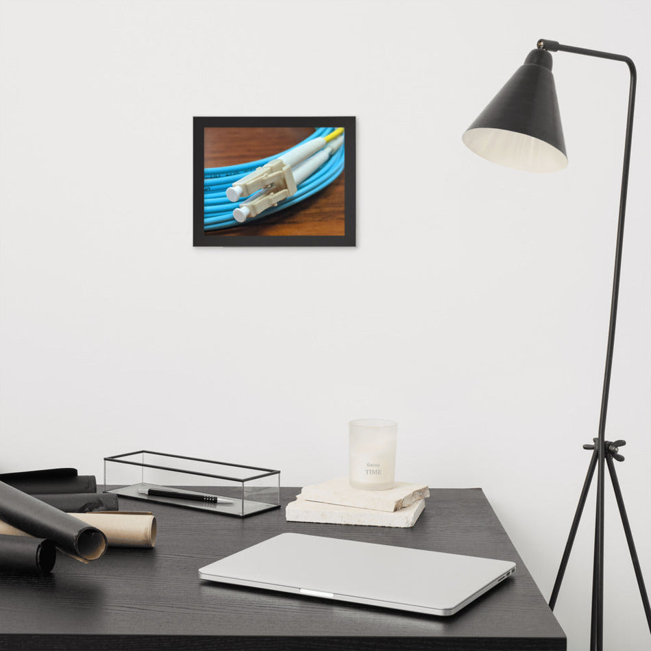 10 Gigabit OM3 Fiber Optic Cable Office Decor