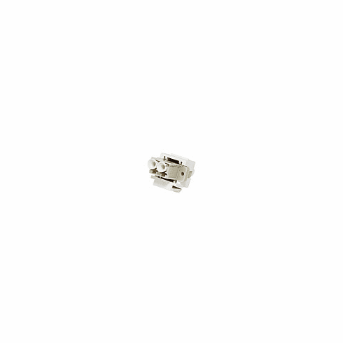 Keystone Jack - Modular Fiber Optic  LC (White)