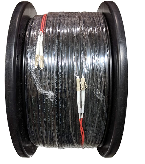 RiteAV - Direct Burial/Outdoor LC-LC 2-Strand Fiber Optic Cable - Multimode OM2 (50/125) - 250M