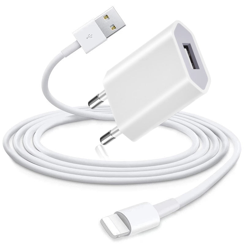 iPhone Laddare 5/6/7/8/X/11/12/13/14 PRO Lightning Kabel