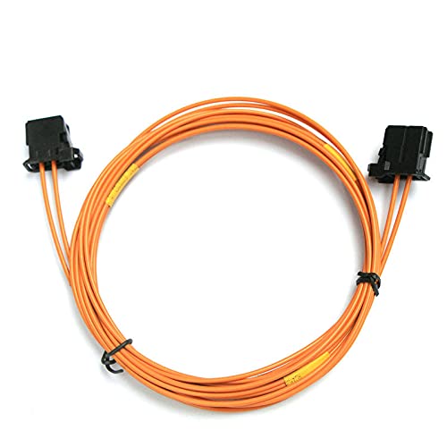 1M Male To Male MOST Fiber Optic Optical Loop Bypass Cable Adapter/fit for -Audi/B-M-W/Mercedes Benz /