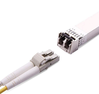 fiberoptisk kabel (optisk strumpeband) LC/UPC till LC/UPC OM3 multimode Duplex 50/125um LSZH, färg vit (35M)