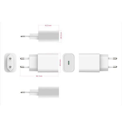 iPhone 14 - 20 W USB C-laddare, USB C, strömförsörjning, PD 3.0 USB C, strömadapter, laddningskontakt, kompatibel med iPhone 14, 13, 12,12 Mini,12 Pro,12 Pro Max, 11, SE 2020, iPad Pro 2020, AirPods pro etc