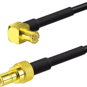 DAB antenn adapter MCX kontakt till SMB-adapter MCX kabel RG174 40 cm 1,3 fot DAB antenn kabel för Blaupunkt Beat TechniSat Pioneer Sony Kenwood Alpine FLEWEG